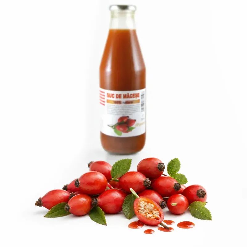 Market - Bauturi - Bauturi non-alcoolice - Bauturi necarbogazoase - Suc de macese 100%, 750ml - Infinity.ro