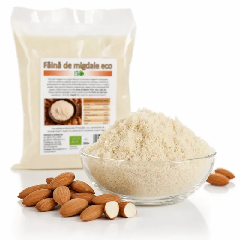 Market - Bacanie - Ingrediente prajituri - Faina de migdale BIO, 200g - Infinity.ro