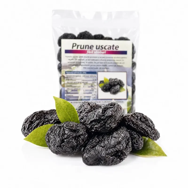 Market - Bacanie - Chipsuri si snacksuri - Fructe uscate - Prune uscate fara samburi, 250g - Infinity.ro