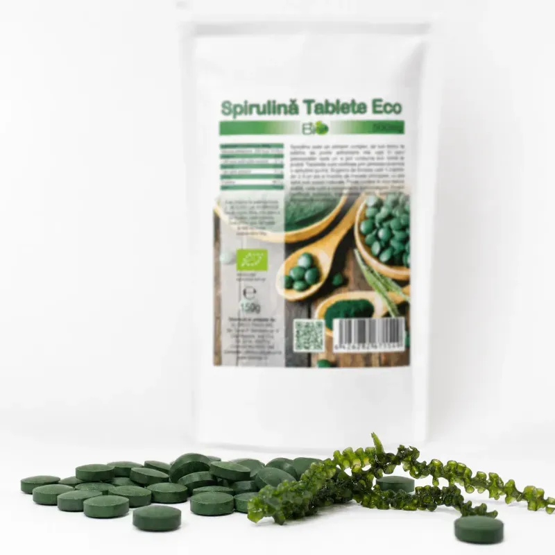 Ingrijire personala si Cosmetice - Sanatate si wellness - Suplimente alimentare - Alte suplimente alimentare - Spirulina tablete BIO 500mg, 300 buc (150g) - Infinity.ro