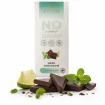 Market - Bacanie - Produse dietetice si naturiste - Ciocolata neagra cu lime si menta, Mulate, fara zahar, 90g - Infinity.ro
