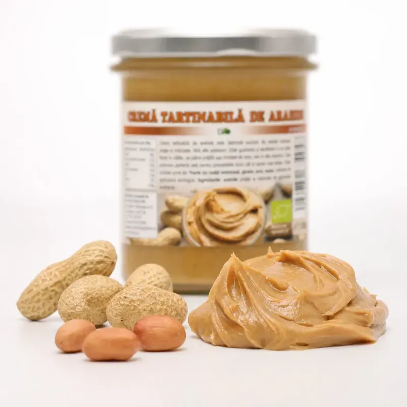 Market - Bacanie - Dulceata, miere si crema tartinabila - Unt de arahide BIO 350g - Infinity.ro