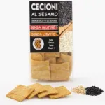 Market - Bacanie - Chipsuri si snacksuri - Saratele si crakers - Crackers BIO din leguminoase cu susan, fara gluten - Infinity.ro