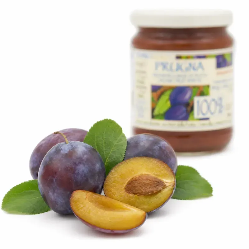 Market - Bacanie - Dulceata, miere si crema tartinabila - Gem de prune BIO, fruct 100%, 210g - Infinity.ro