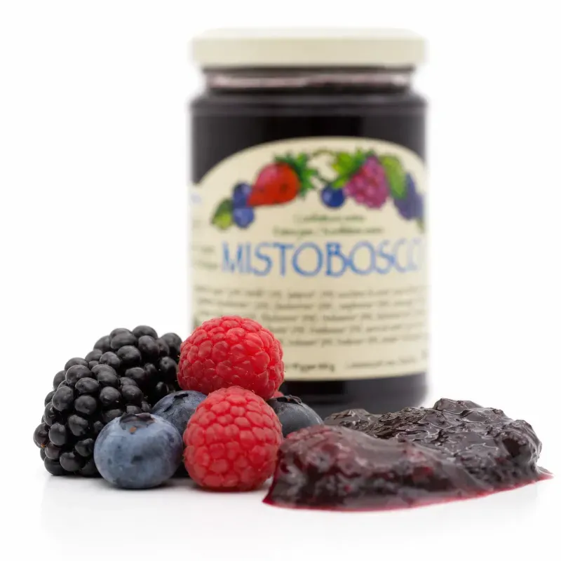 Market - Bacanie - Dulceata, miere si crema tartinabila - Gem artizanal din fructe de padure BIO, 330g - Infinity.ro
