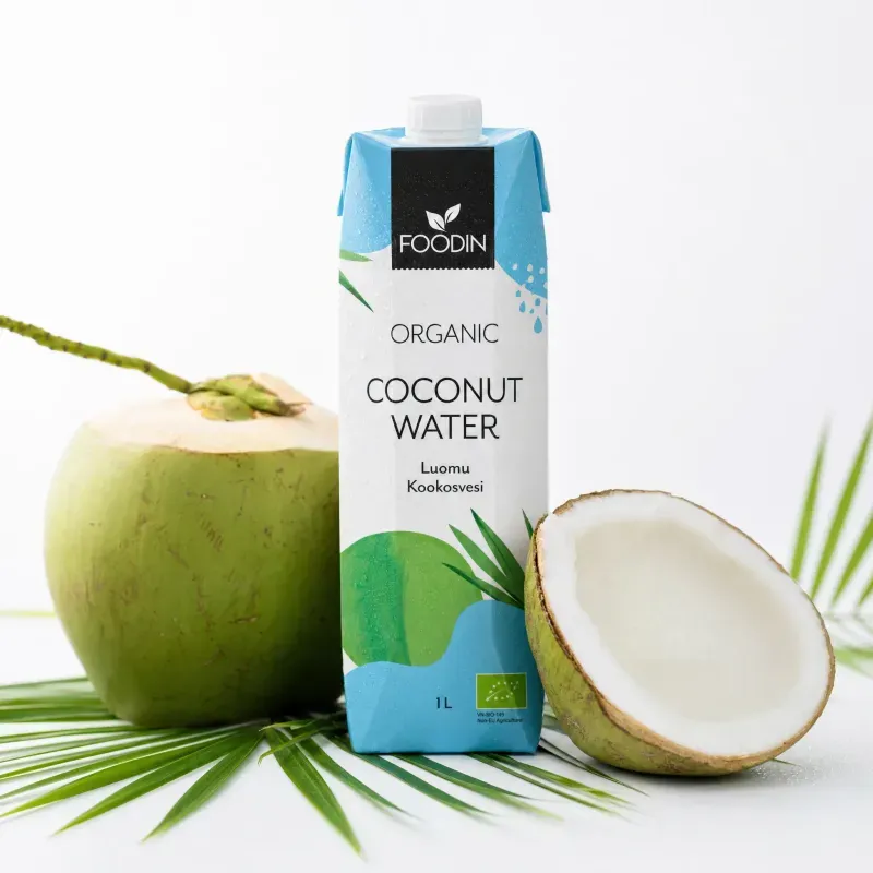 Market - Bauturi - Bauturi non-alcoolice - Bauturi necarbogazoase - Apa de cocos eco naturala, 1000ml - Infinity.ro