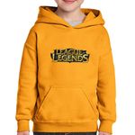 Fashion, accesorii si bijuterii - Copii - Imbracaminte copii - Pulovere si hanorace copii - Hanorac copii League of Legends Logo Riot LoL Gaming, negru, marime L Copii - Infinity.ro