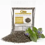 Market - Bacanie - Alimente de baza - Alte alimente si ingrediente - Seminte de chia RAW, 200g - Infinity.ro