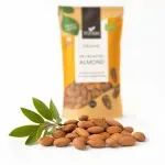 Market - Bacanie - Chipsuri si snacksuri - Alune, fistic si mixuri - Migdale coapte BIO, 140g - Infinity.ro