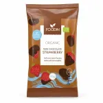 Market - Bacanie - Dulciuri - Ciocolata - Capsuni intregi in ciocolata raw fara zahar BIO, 50g - Infinity.ro