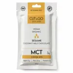 Market - Bacanie - Produse dietetice si naturiste - Ciocolata Cut&go BIO cu lapte, MCT si susan, Mulate, fara zahar, 50g - Infinity.ro
