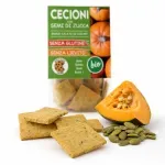 Market - Bacanie - Chipsuri si snacksuri - Saratele si crakers - Crackers BIO din leguminoase cu dovleac, fara gluten - Infinity.ro