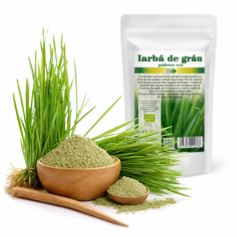 Ingrijire personala si Cosmetice - Sanatate si wellness - Suplimente alimentare - Alte suplimente alimentare - Iarba de grau pulbere BIO, 250g - Infinity.ro