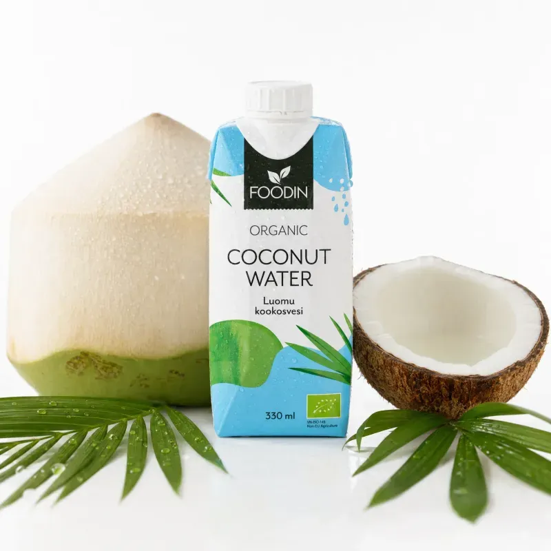 Market - Bauturi - Bauturi non-alcoolice - Bauturi necarbogazoase - Apa de cocos eco naturala, 330ml - Infinity.ro