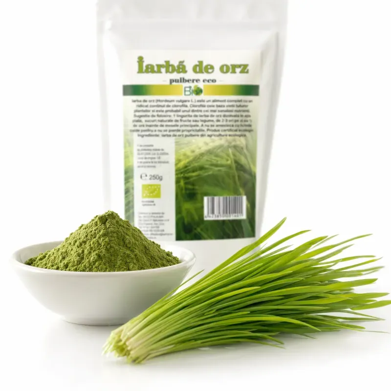 Ingrijire personala si Cosmetice - Sanatate si wellness - Suplimente alimentare - Alte suplimente alimentare - Iarba de orz pudra BIO, 250g - Infinity.ro