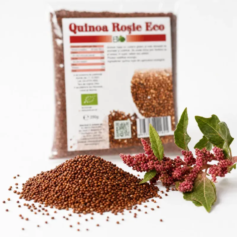 Market - Bacanie - Alimente de baza - Alte alimente si ingrediente - Quinoa rosie BIO, 250g - Infinity.ro