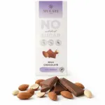 Market - Bacanie - Produse dietetice si naturiste - Ciocolata cu lapte si migdale, Mulate, fara zahar, 90g - Infinity.ro