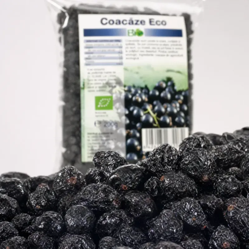 Market - Bacanie - Chipsuri si snacksuri - Fructe uscate - Coacaze deshidratate BIO, 200g - Infinity.ro