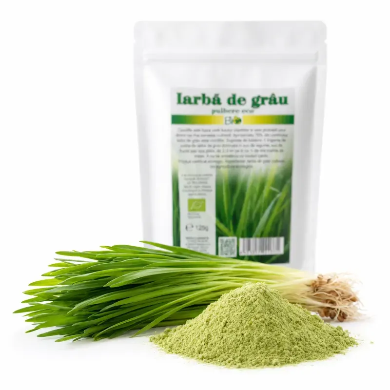 Ingrijire personala si Cosmetice - Sanatate si wellness - Suplimente alimentare - Alte suplimente alimentare - Iarba de grau pulbere BIO, 125g - Infinity.ro