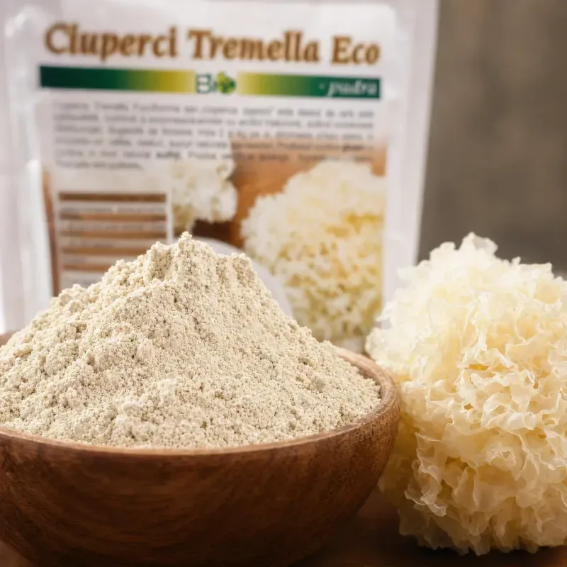 Ingrijire personala si Cosmetice - Sanatate si wellness - Suplimente alimentare - Alte suplimente alimentare - Ciuperci Tremella pulbere, BIO, 100g - Infinity.ro