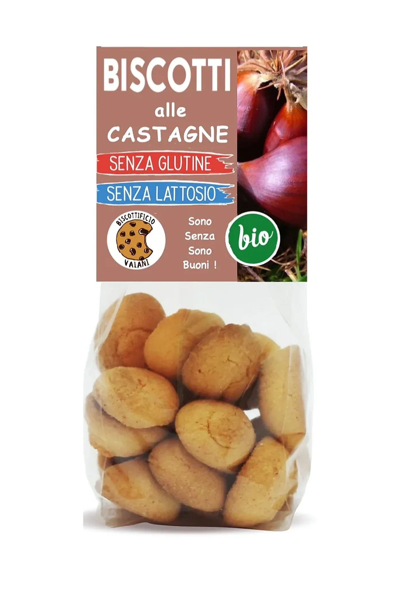 Biscuiti BIO cu castane, fara gluten, 200g
