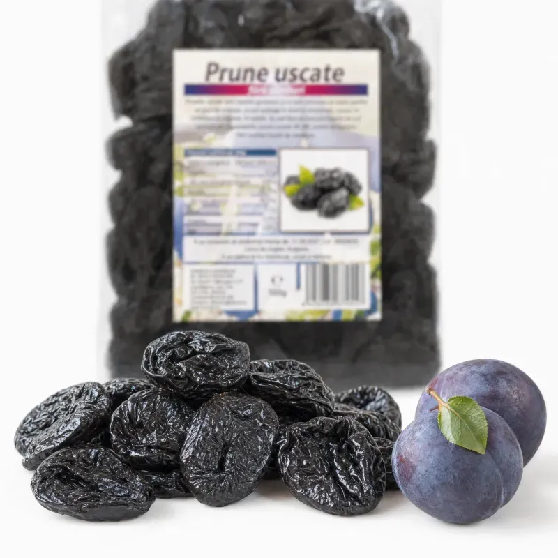 Market - Bacanie - Chipsuri si snacksuri - Fructe uscate - Prune uscate mari fara samburi, 500g - Infinity.ro