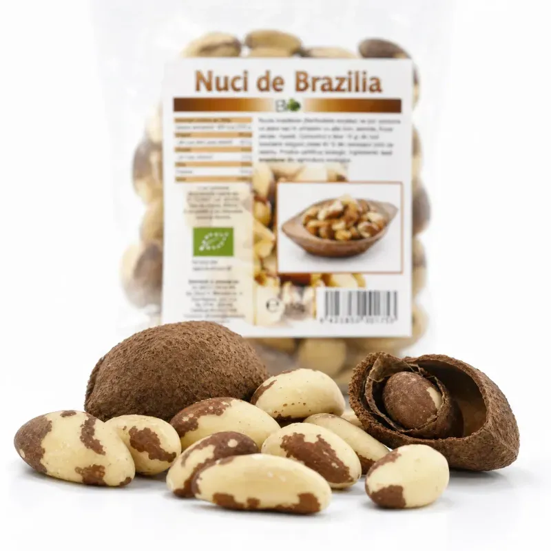 Market - Bacanie - Chipsuri si snacksuri - Alune, fistic si mixuri - Nuci braziliene BIO, 150g - Infinity.ro