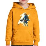 Fashion, accesorii si bijuterii - Copii - Imbracaminte copii - Pulovere si hanorace copii - Hanorac copii Legend of Zelda Arcas Link Minecraft, negru, marime L Copii - Infinity.ro