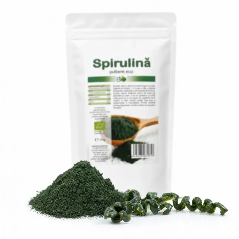 Ingrijire personala si Cosmetice - Sanatate si wellness - Suplimente alimentare - Alte suplimente alimentare - Spirulina pudra, BIO 125g - Infinity.ro