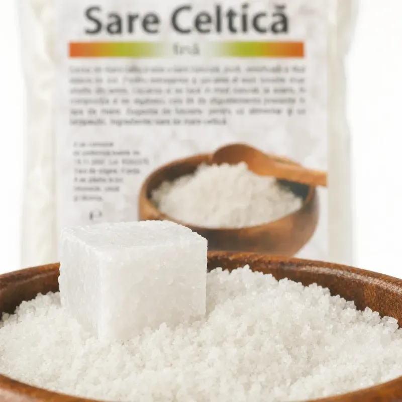 Market - Bacanie - Condimente si sosuri - Sare Celtica fina, 100% naturala, 500g - Infinity.ro