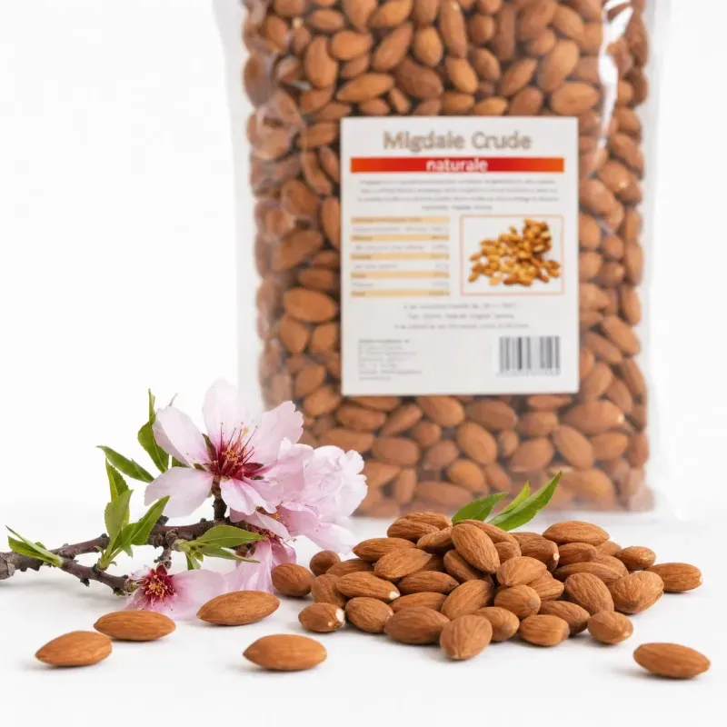 Market - Bacanie - Chipsuri si snacksuri - Alune, fistic si mixuri - Migdale naturale, 1000g - Infinity.ro