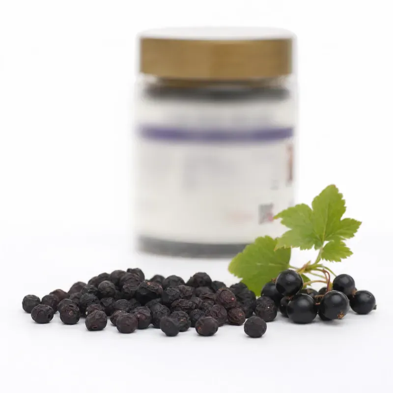 Market - Bacanie - Chipsuri si snacksuri - Fructe uscate - Coacaze negre liofilizate, fara zahar, 40g - Infinity.ro