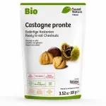 Market - Bacanie - Chipsuri si snacksuri - Fructe uscate - Castane coapte la abur, decojite, BIO, 100g - Infinity.ro