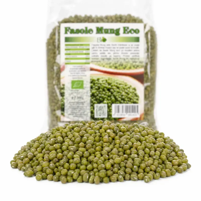 Market - Bacanie - Cereale, musli si fulgi - Fasole mung BIO, 500g - Infinity.ro