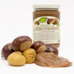 Market - Bacanie - Dulceata, miere si crema tartinabila - Piure de castane BIO cu rom si vanilie, 350g - Infinity.ro