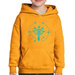 Fashion, accesorii si bijuterii - Copii - Imbracaminte copii - Pulovere si hanorace copii - Hanorac copii Legend of Zelda Eye of Truth, negru, marime L Copii - Infinity.ro