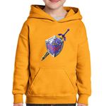 Fashion, accesorii si bijuterii - Copii - Imbracaminte copii - Pulovere si hanorace copii - Hanorac copii Legend of Zelda Epic Shield Sky Breath, negru, marime L Copii - Infinity.ro