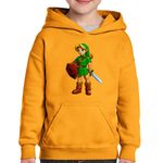 Fashion, accesorii si bijuterii - Copii - Imbracaminte copii - Pulovere si hanorace copii - Hanorac copii Legend of Zelda Link Bebe Elf, negru, marime L Copii - Infinity.ro