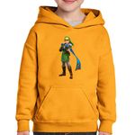 Fashion, accesorii si bijuterii - Copii - Imbracaminte copii - Pulovere si hanorace copii - Hanorac copii Legend of Zelda Link Hyrule Roblox, negru, marime L Copii - Infinity.ro
