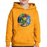Fashion, accesorii si bijuterii - Copii - Imbracaminte copii - Pulovere si hanorace copii - Hanorac copii Legend of Zelda Magic Sky, negru, marime L Copii - Infinity.ro