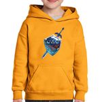Fashion, accesorii si bijuterii - Copii - Imbracaminte copii - Pulovere si hanorace copii - Hanorac copii Legend of Zelda Shield TikTok, negru, marime L Copii - Infinity.ro