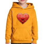 Fashion, accesorii si bijuterii - Copii - Imbracaminte copii - Pulovere si hanorace copii - Hanorac copii Legend of Zelda Valentine Day Inima Rosie, negru, marime L Copii - Infinity.ro
