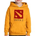 Fashion, accesorii si bijuterii - Copii - Imbracaminte copii - Pulovere si hanorace copii - Hanorac copii Logo Dota 2 Defense of the Ancients Emblem, negru, marime L Copii - Infinity.ro