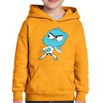 Fashion, accesorii si bijuterii - Copii - Imbracaminte copii - Pulovere si hanorace copii - Hanorac copii Lumea lui Gumball Karate Bebe Arte Martiale, negru, marime L Copii - Infinity.ro