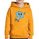 Fashion, accesorii si bijuterii - Copii - Imbracaminte copii - Pulovere si hanorace copii - Hanorac copii Lumea lui Gumball Pisic Karate Motanel, negru, marime L Copii - Infinity.ro