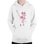 Fashion, accesorii si bijuterii - Copii - Imbracaminte copii - Pulovere si hanorace copii - Hanorac Copii Madoka Magica Kaname Bow Universe Strongest Anime, alb, marime L Copii - Infinity.ro