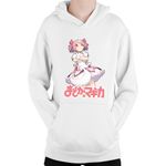 Fashion, accesorii si bijuterii - Copii - Imbracaminte copii - Pulovere si hanorace copii - Hanorac Copii Madoka Magica Kaname Drama Suspense Hanokage, alb, marime L Copii - Infinity.ro