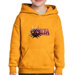 Fashion, accesorii si bijuterii - Copii - Imbracaminte copii - Pulovere si hanorace copii - Hanorac copii Majora Mask Legend of Zelda Logo, negru, marime L Copii - Infinity.ro