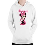 Fashion, accesorii si bijuterii - Copii - Imbracaminte copii - Pulovere si hanorace copii - Hanorac Copii Mickey Mouse Minnie Lady Beautiful Cartoon Children, alb, marime L Copii - Infinity.ro