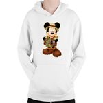 Fashion, accesorii si bijuterii - Copii - Imbracaminte copii - Pulovere si hanorace copii - Hanorac Copii Mickey Mouse Scout Research Map Director Play Game, alb, marime L Copii - Infinity.ro